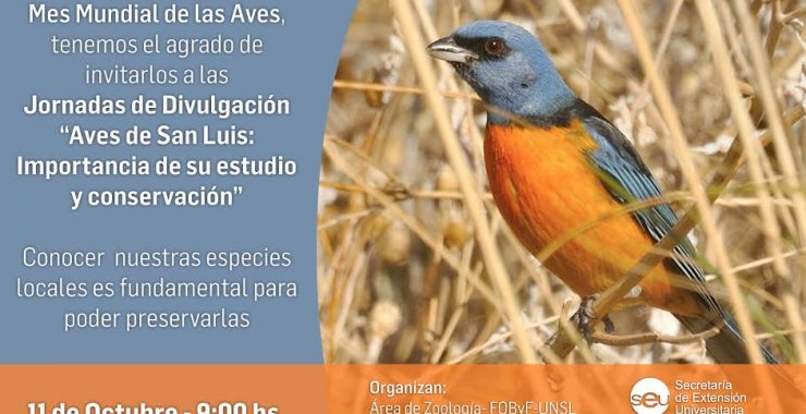 Jornadas de Divulgación “Aves de San Luis: Importancia de su estudio y conservación”